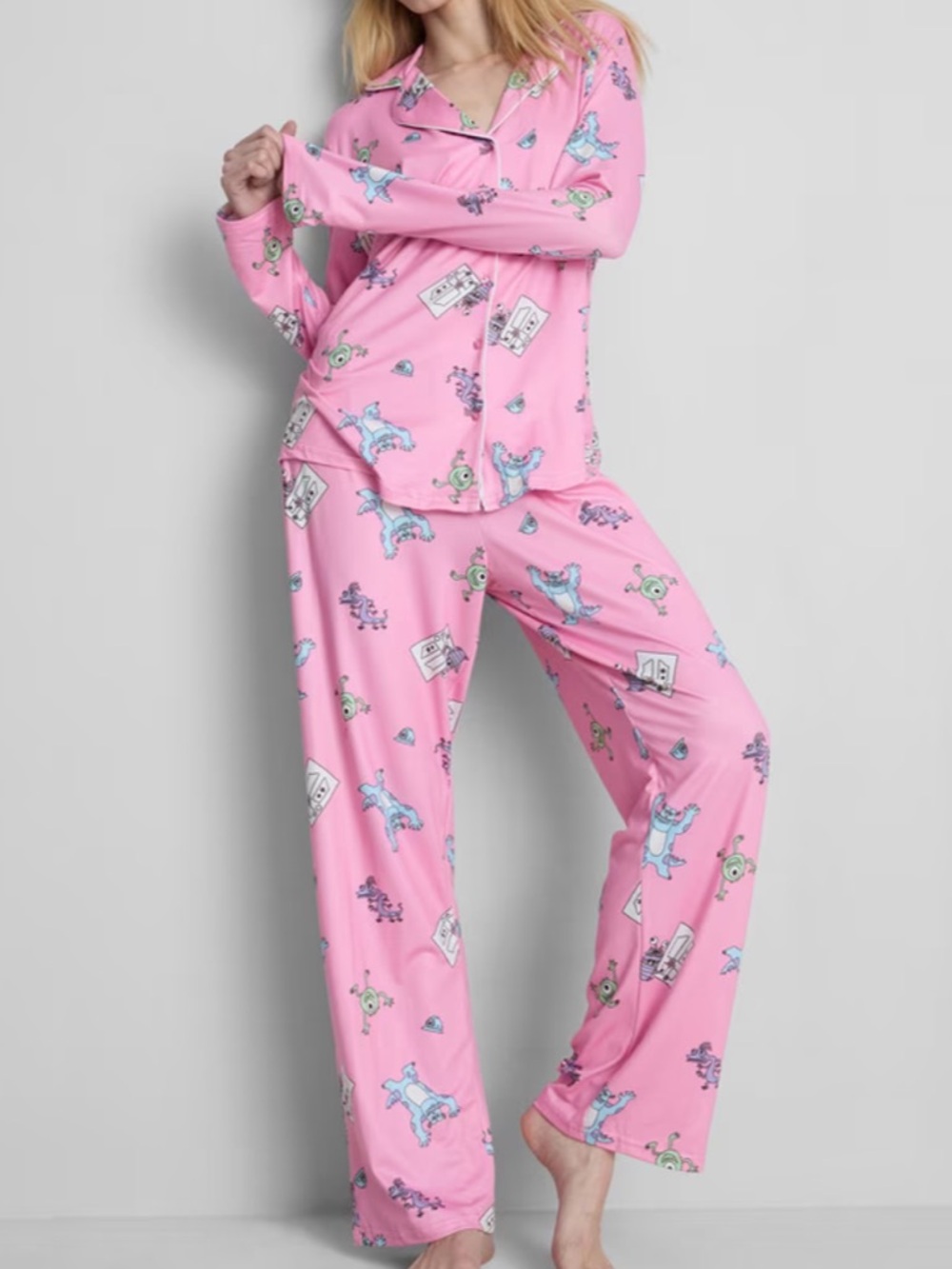 Disney Pixar Monster Inc Boyfriend Pajamas set